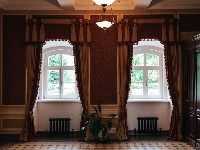 Window pelmet designs to scale up your curtains - Beautiful Homes